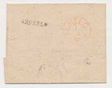 Lichtenvoorde - Naamstempel Groenlo - Enschede - Almelo 1856