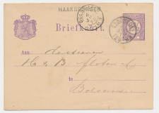 Naamstempel Haaksbergen - Enschede - Bolsward 1879