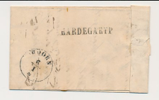 Burgum - Naamstempel Hardegarijp - Hoorn - Andijk 1853