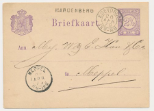 Naamstempel Hardenberg - Koevorden - Meppel 1879