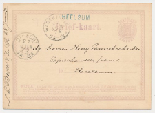  Utrecht - Wageningen - Naamstempel Heelsum 1872