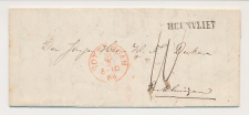 Geervliet - Naamstempel Heenvliet - Rotterdam - Enkhuizen 1866