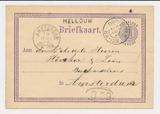 Naamstempel Hellouw - Gorinchem - Amsterdam 1875