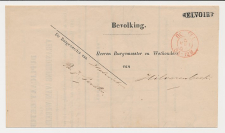 Naamstempel Helvoirt - Boxtel - Tilburg - Hilvarenbeek 1868