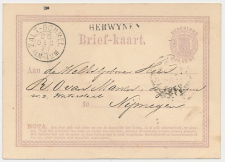 Naamstempel Herwynen - Zaltbommel - Nijmegen 1871