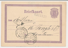Naamstempel Heteren - Wageningen - Arnhem 1873