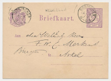 Naamstempel Heukelum - Gorinchem - Arkel 1879