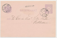 Naamstempel Heukelum - Leerdam - Rotterdam 1890