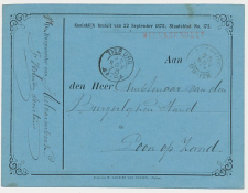 Naamstempel Hilvarenbeek - Tilburg - Loon op Zand 1875          