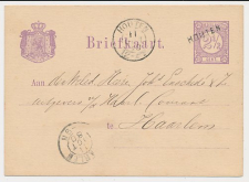 Naamstempel Houten - Haarlem 1880