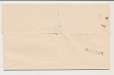 Naamstempel Huissen. - Arnhem 1859
