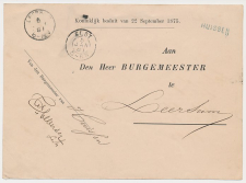 Naamstempel Huissen - Elst - Leersum - 1881