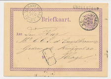 Naamstempel IJsselsteijn - Utrecht - s Gravenhage 1877