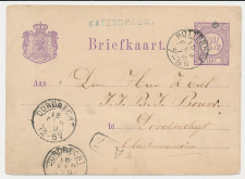 Naamstempel Katendrecht - Rotterdam - Dordrecht 1879