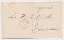 Naamstempel Koog Aan De Zaan - Zaandam - Amsterdam 1866