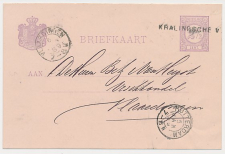 Naamstempel Kralingsche V: - Rotterdam - Vlaardingen 1889