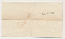 Naamstempel Krommenie - Wormerveer - Groningen 1852