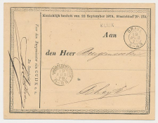 Naamstempel Kuijk - Grave - s Hertogenbosch - Schaijk 1879