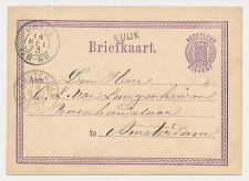 Naamstempel Kuijk - Grave - Amsterdam 1873