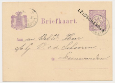 Naamstempel Leidschendam - s Gravenhage - Leeuwarden 1880