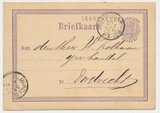 Naamstempel Lekkerkerk - Rotterdam - Dordrecht 1875