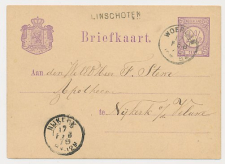 Naamstempel Linschoten - Woerden - Nijkerk 1878