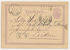 Naamstempel Lisse - Leiden 1877
