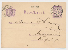 Naamstempel Lochem - Amsterdam 1878 - Treinstempel 