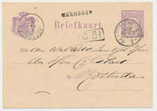 Naamstempel Meerssen - Maastricht - Rotterdam 1880