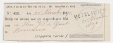 Naamstempel Metzlawier 1890