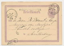 Naamstempel Middenbeemster - Amsterdam 1876