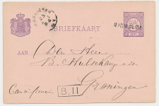Naamstempel Midwolde - Groningen 1884
