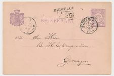 Naamstempel Midwolde - Scheemda - Groningen 1886