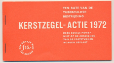 TBC / Tuberculosebestrijding - Kerstzegelboekje 1972 