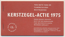 TBC / Tuberculosebestrijding - Kerstzegelboekje 1975