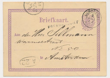 Sliedrecht -Naamstempel Papendrecht - Dordrecht - Amsterdam 1877