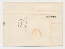Naamstempel Putten - Amersfoort - Amsterdam 1851