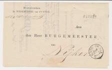 Naamstempel Putten - Nijkerk 1878 - Treinstempel