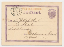 Naamstempel Puttershoek - Dordrecht - Drimmelen 1873