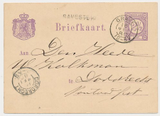 Naamstempel Ravestein - Grave - Dordrecht 1880