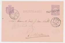 Naamstempel Rijnsburg - Leiden - Rotterdam 1888