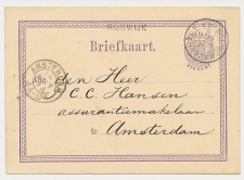 Naamstempel Rijswijk - s Gravenhage - Amsterdam 1874