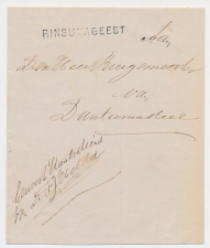 Naamstempel Rinsumageest - Dantumadeel 1884