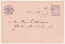Naamstempel Rozenburg - Maassluis - Dordrecht 1886
