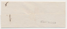 Naamstempel Schoorldam  - Alkmaar - Warmenhuizen 1863