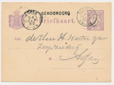 Naamstempel Schoonoord - Hoogeveen - Assen 1880