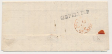 Naamstempel Simpelveld - Maastricht - s Hertogenbosch 1864