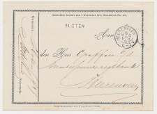 Naamstempel Sloten - Heereveen 1882