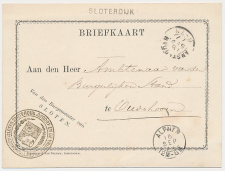 Naamstempel Sloterdijk - Amsterdam - Alphen - Oudshoorn 1877