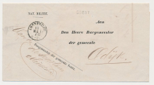 Naamstempel Soest - Amsterdam - Odijk 1878
